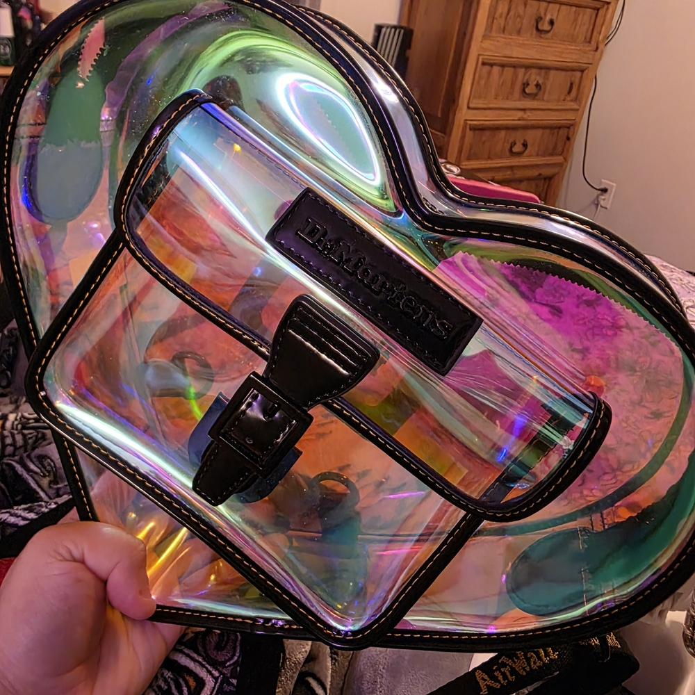 Dr. Martens Iridescent Heart Backpack